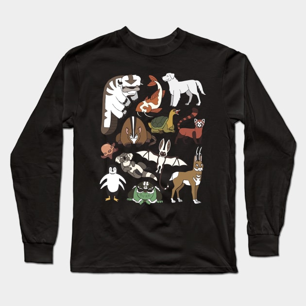 Avatar Menagerie Long Sleeve T-Shirt by Soft Biology